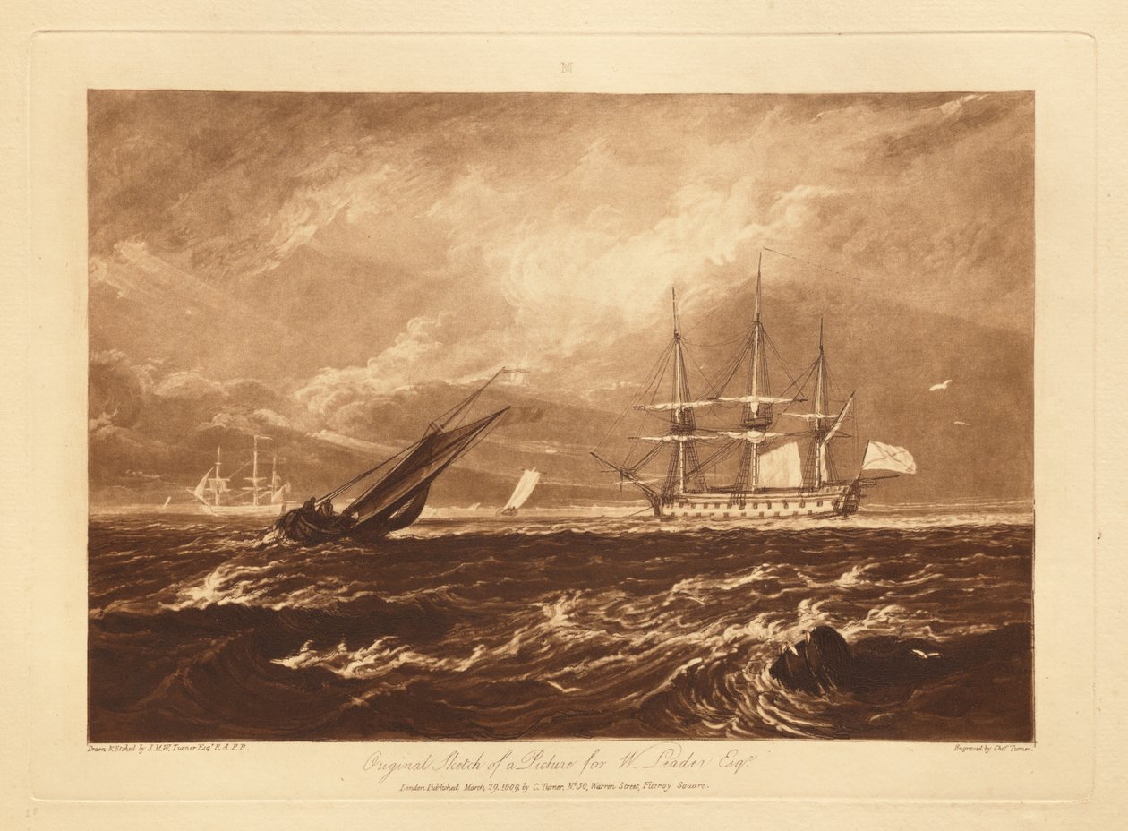 La marina Leader da Joseph Mallord William Turner