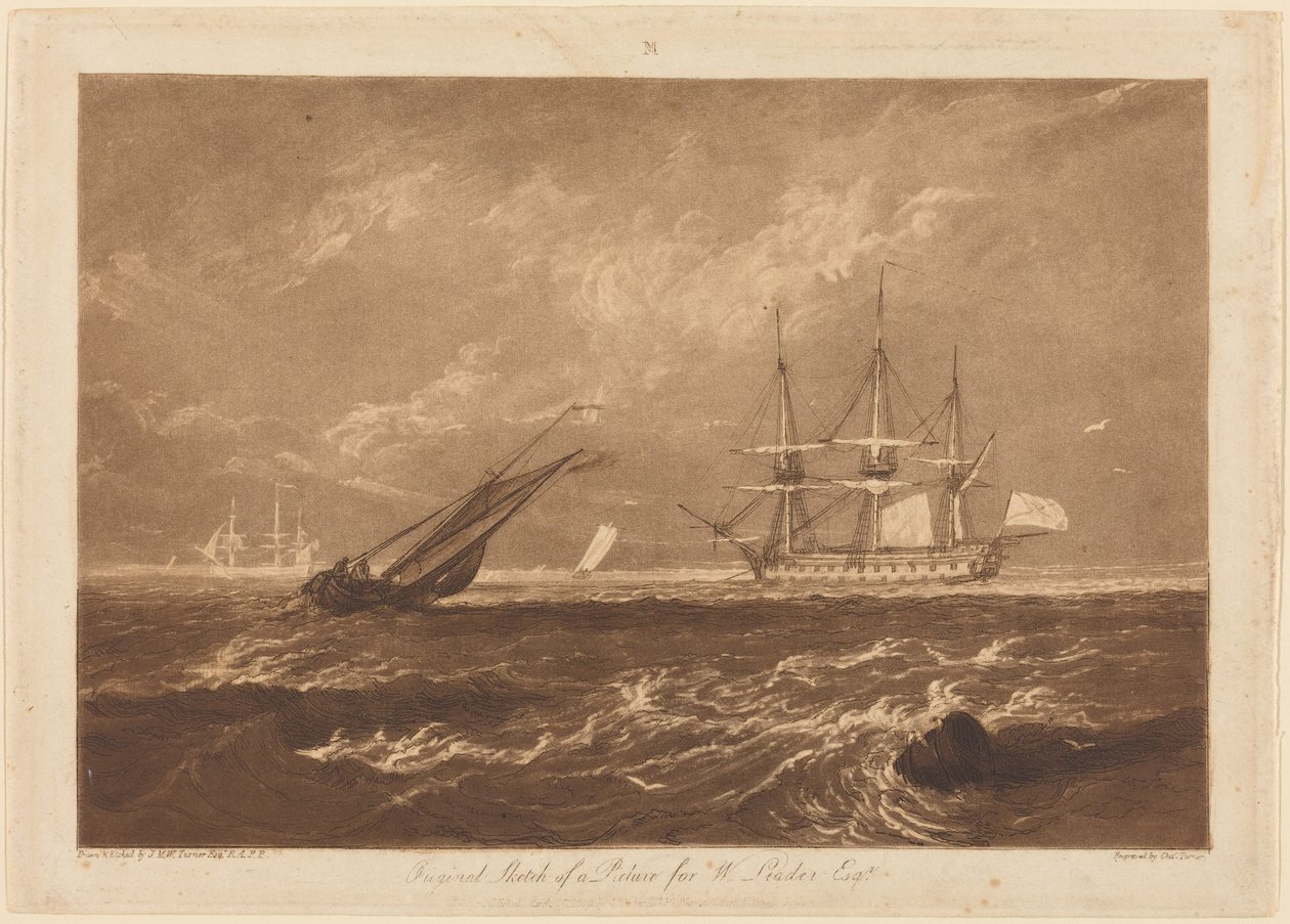 La marina Leader da Joseph Mallord William Turner