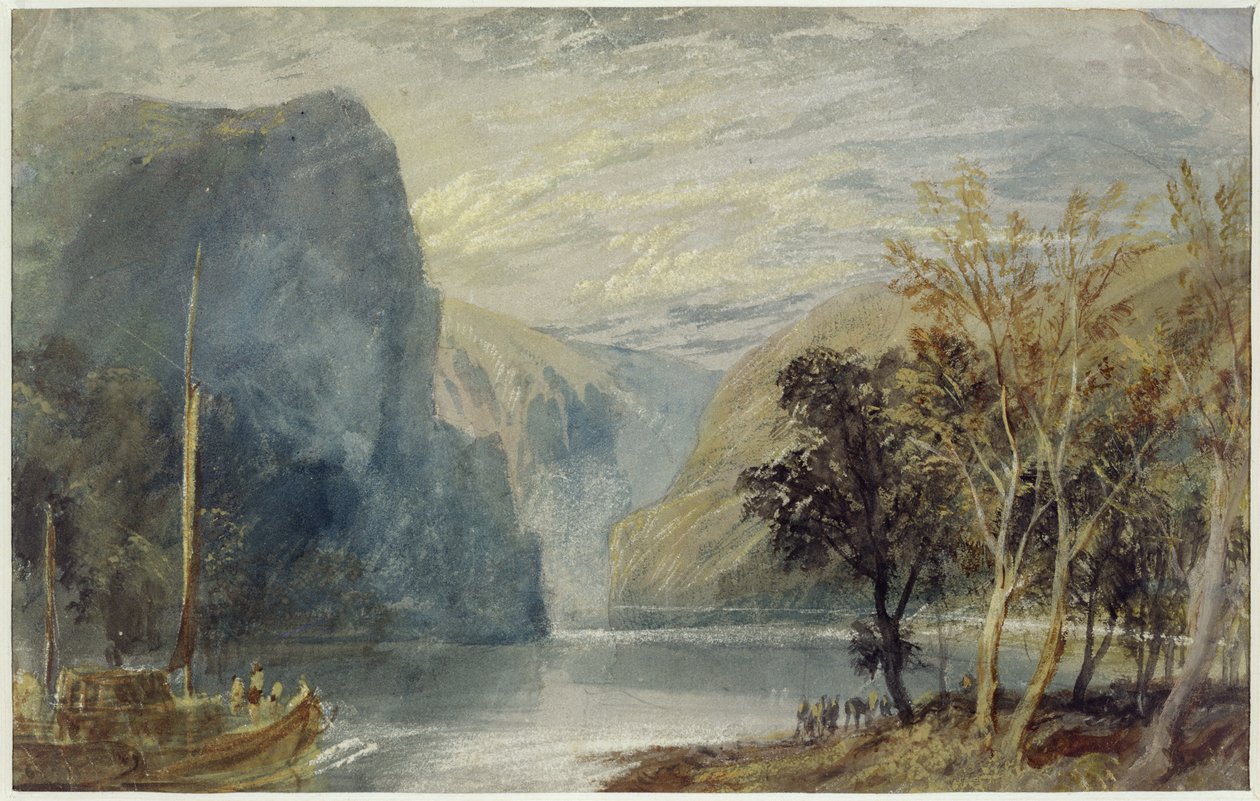 La roccia di Lorelei, c.1817 da Joseph Mallord William Turner