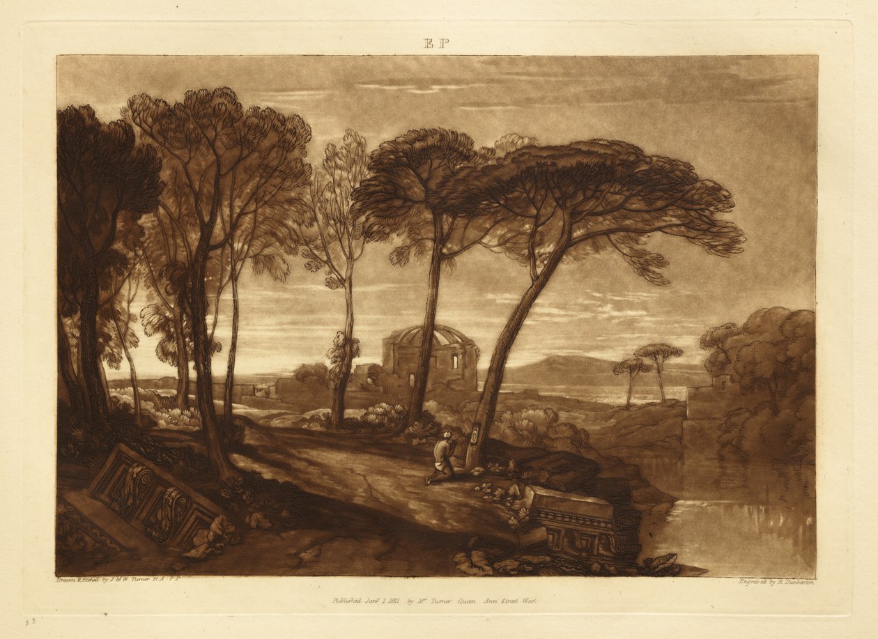 Il tempio di Minerva Medica da Joseph Mallord William Turner