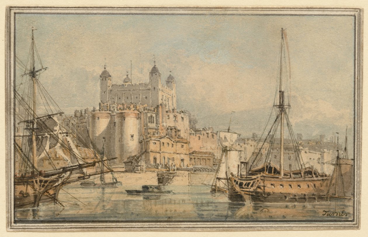 La Torre di Londra da Joseph Mallord William Turner