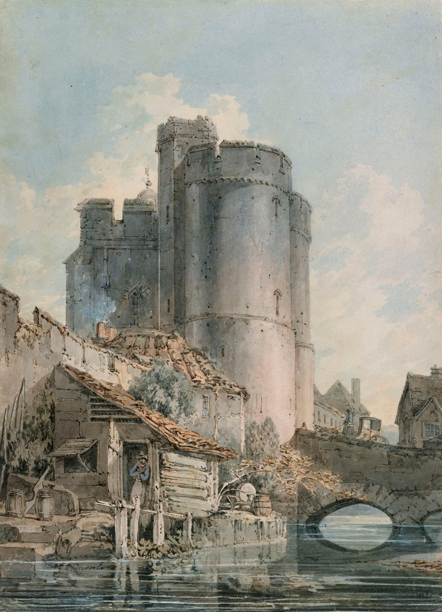 The West Gate, Canterbury, Kent da Joseph Mallord William Turner