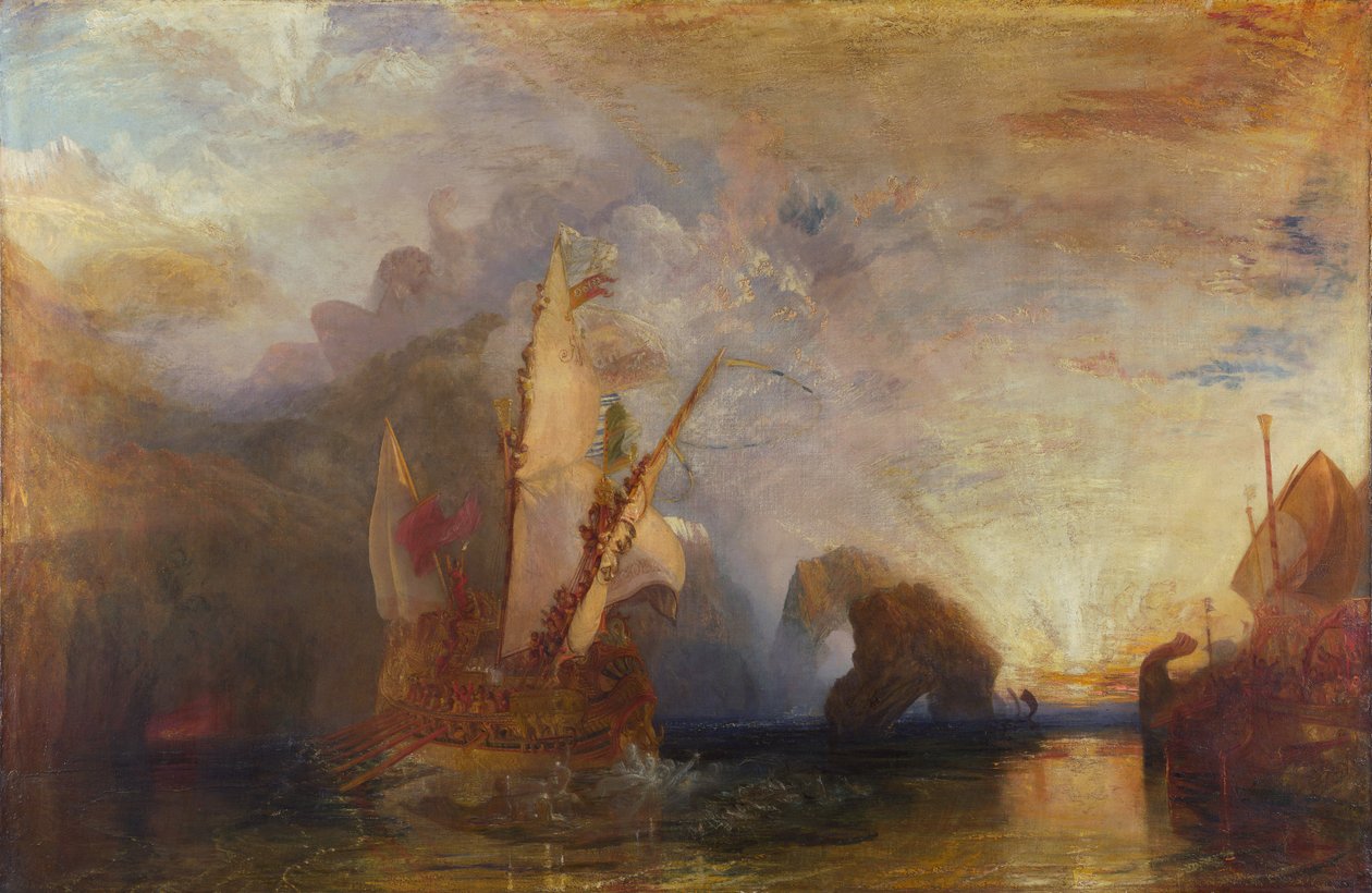 Ulisse deride Polifemo da Joseph Mallord William Turner
