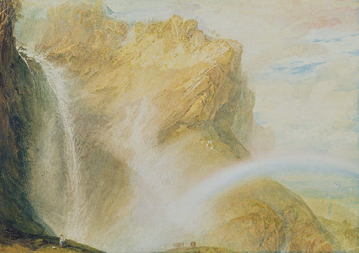 Cascate superiori del Reichenbach da Joseph Mallord William Turner