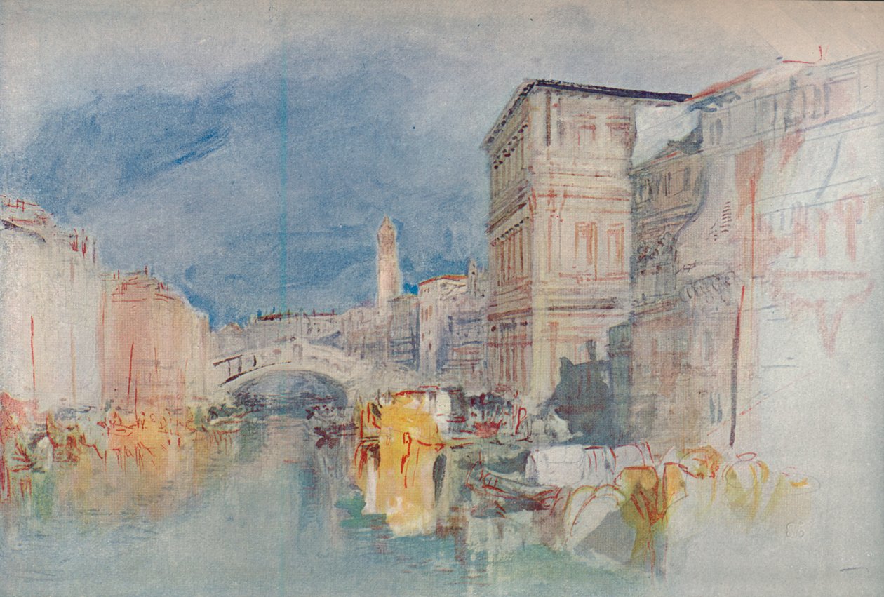 Venezia: Casa Grimani e il Rialto da Joseph Mallord William Turner