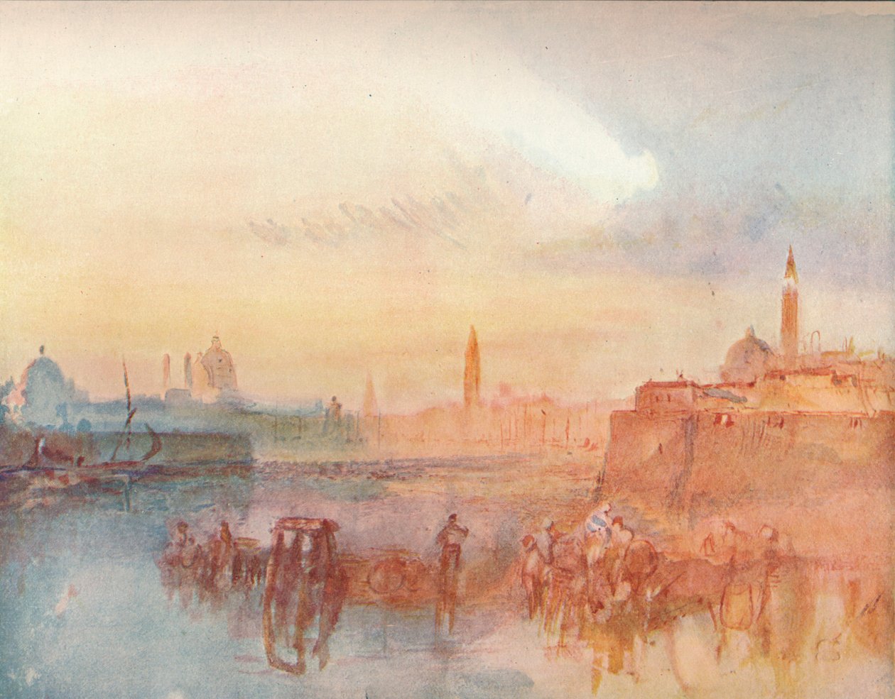 Venezia: La Salute da S. Giorgio Maggiore da Joseph Mallord William Turner