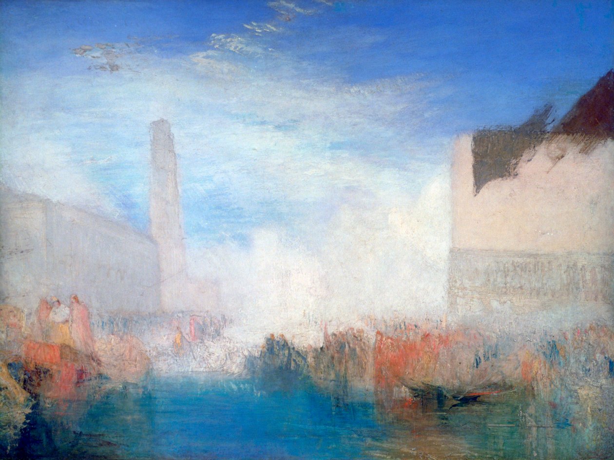 Venezia, la Piazzetta con la cerimonia del Doge che sposa il mare, c1835 da Joseph Mallord William Turner