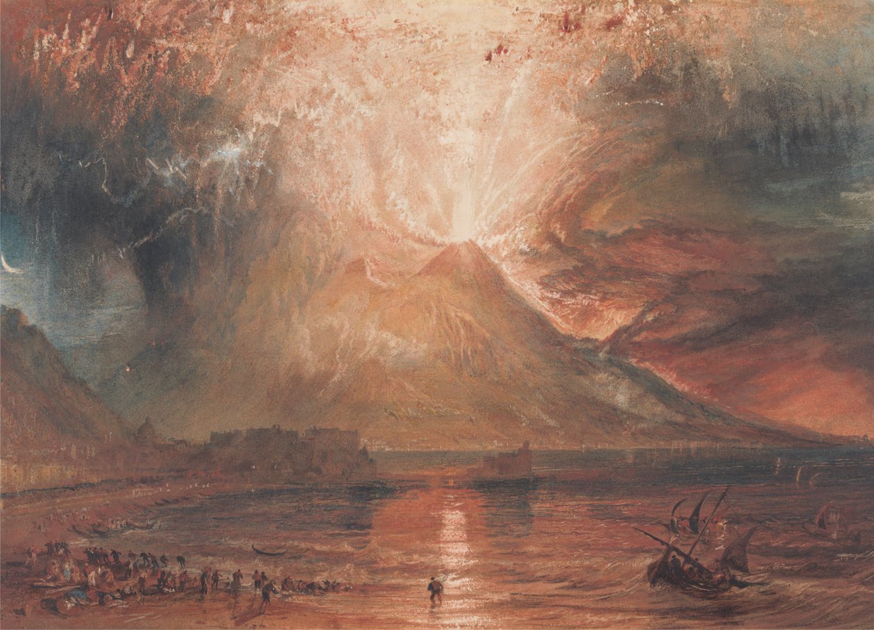 Il Vesuvio in eruzione da Joseph Mallord William Turner