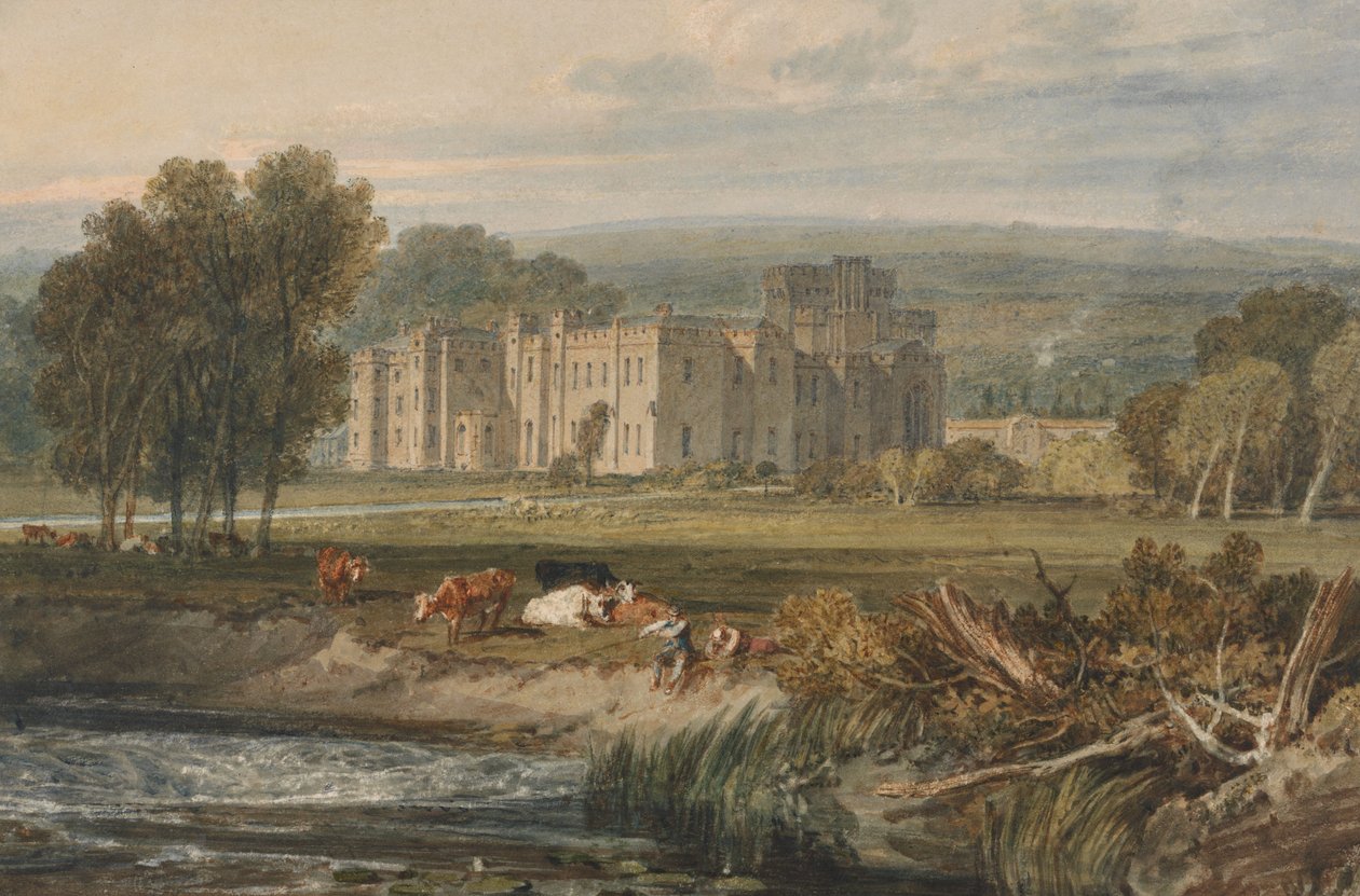 Vista di Hampton Court, nell