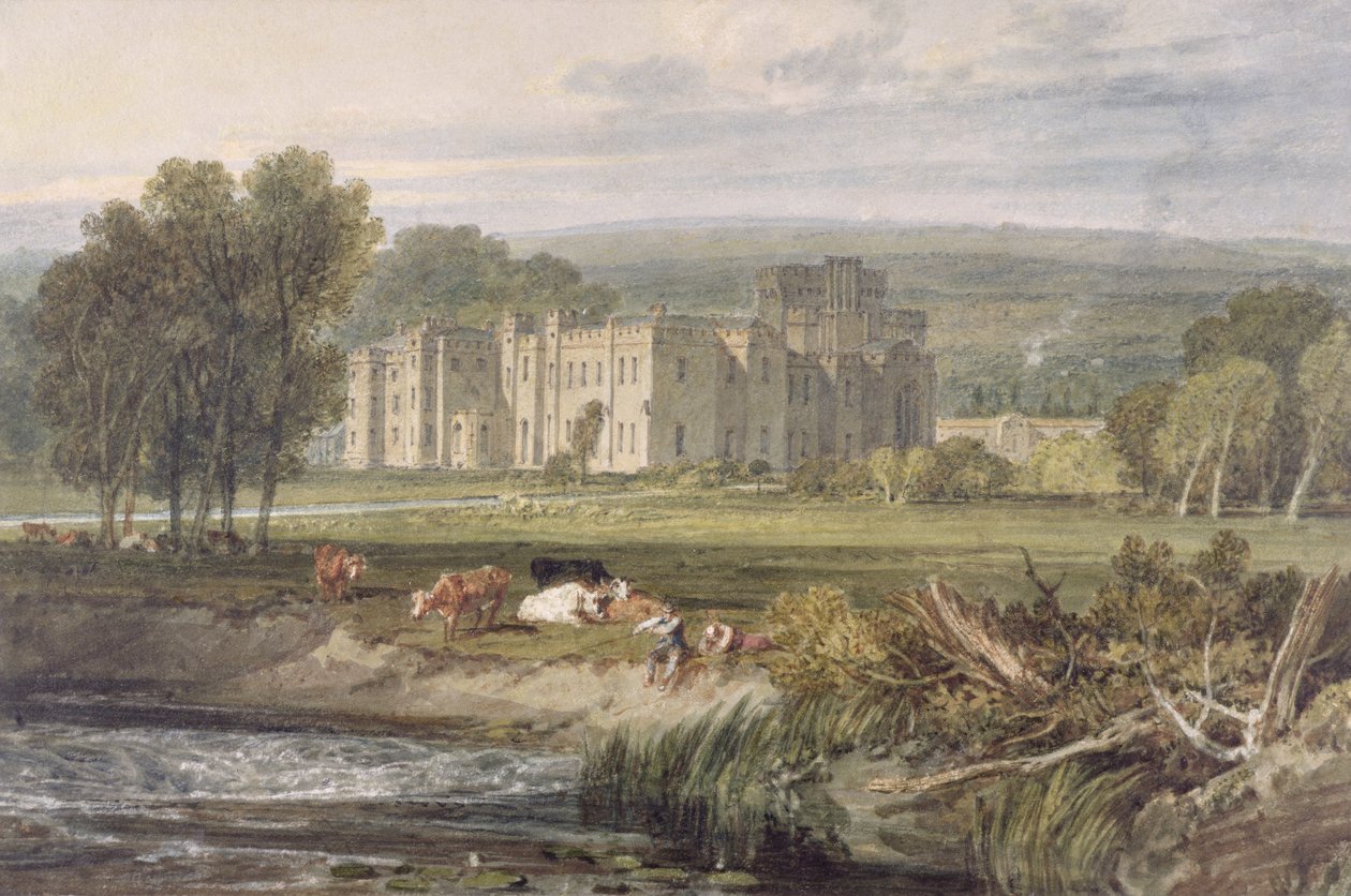 Veduta di Hampton Court, Herefordshire, da sud-est da Joseph Mallord William Turner