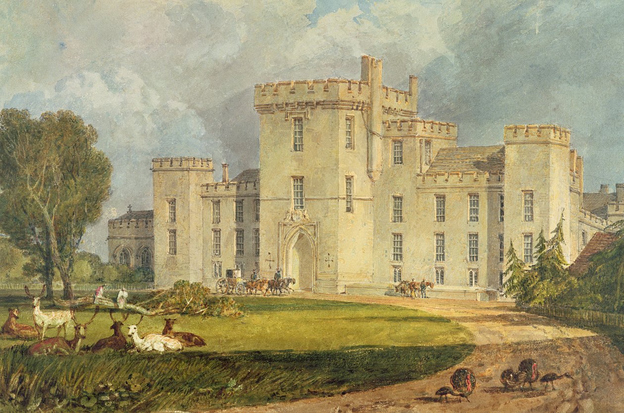Veduta di Hampton Court da Nord-ovest, c.1806 da Joseph Mallord William Turner