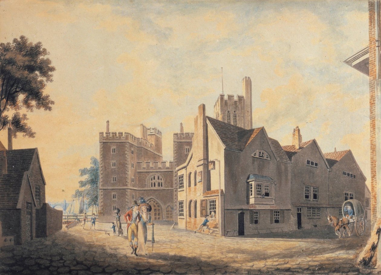 Vista del Palazzo Arcivescovile di Lambeth da Joseph Mallord William Turner