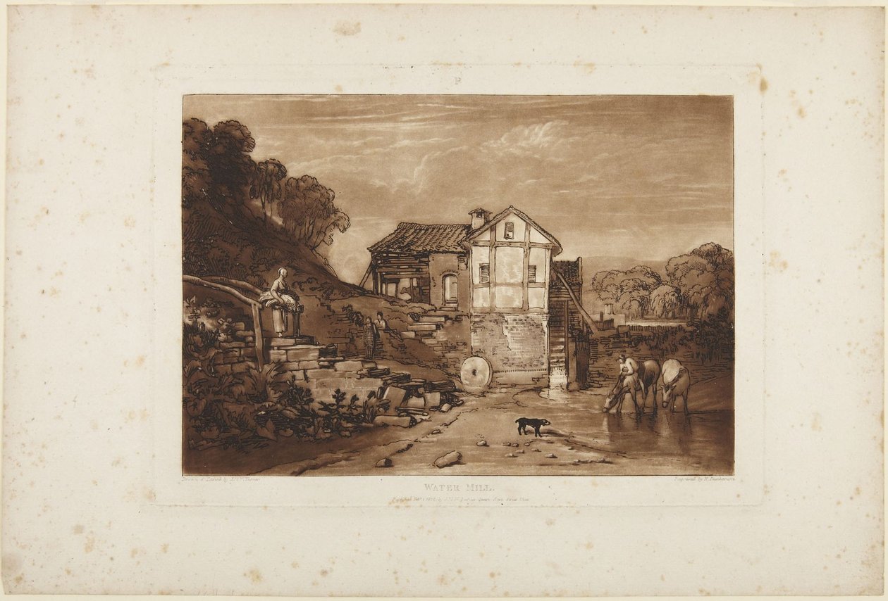 Mulino ad acqua da Joseph Mallord William Turner