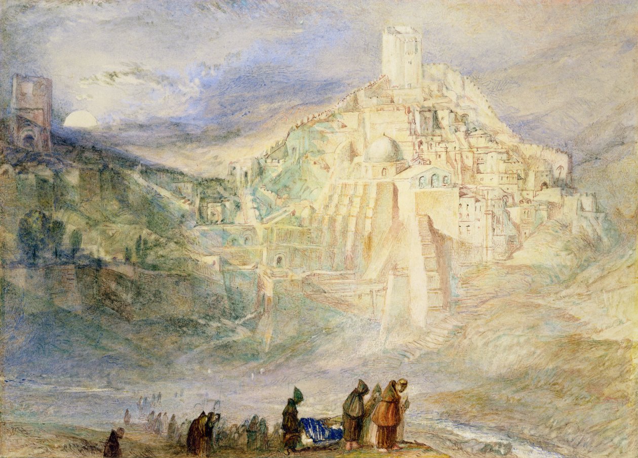 Deserto di Engedi e convento di Santa Saba da Joseph Mallord William Turner