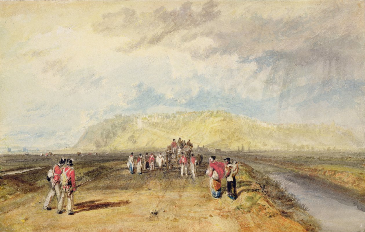 Winchelsea, Sussex, dalla strada di Rye da Joseph Mallord William Turner