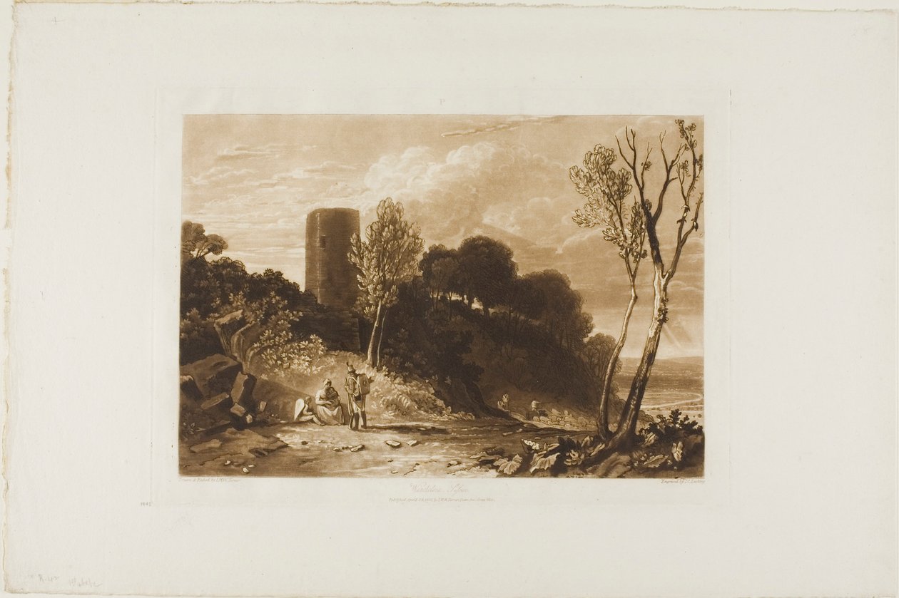 Winchelsea, Sussex, tavola 42 da Liber Studiorum da Joseph Mallord William Turner