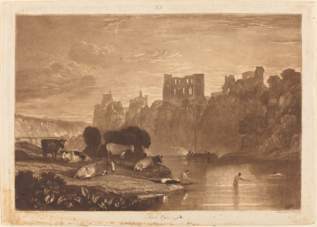Fiume Wye da Joseph Mallord William Turner and W.T. Annis