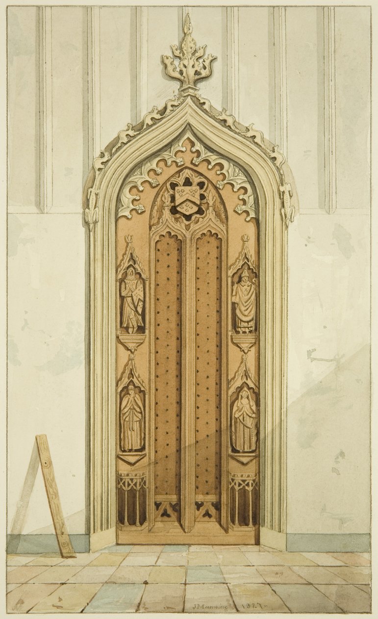 Porte fatte da Clarke, su ciascun lato dell