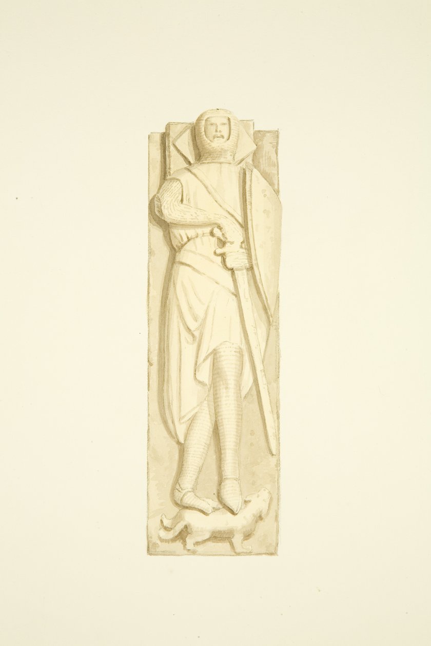 Effigie di Robert de Berkeley in St Mary Redcliffe da Joseph Manning