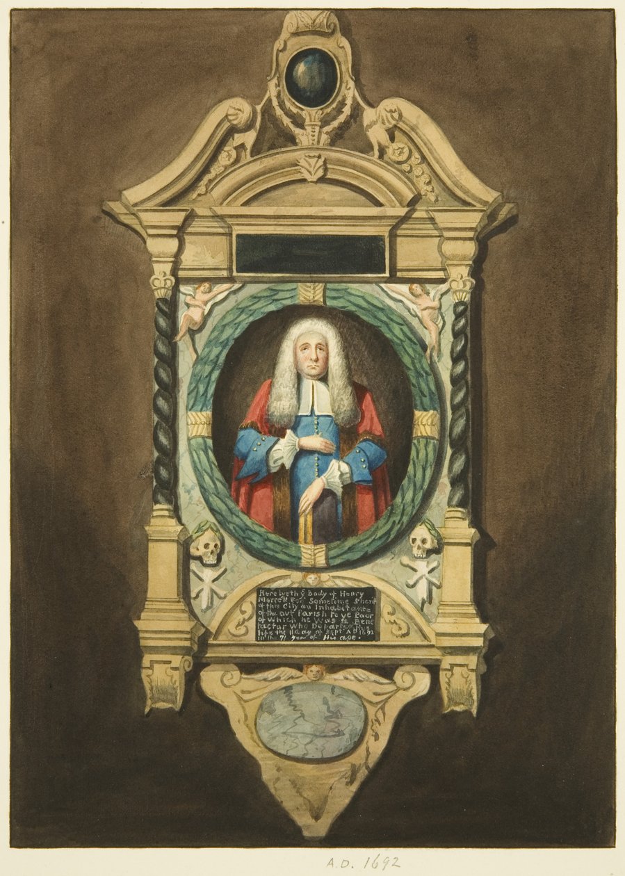 Monumento di Henry Merrett nella Chiesa di San Filippo da Joseph Manning