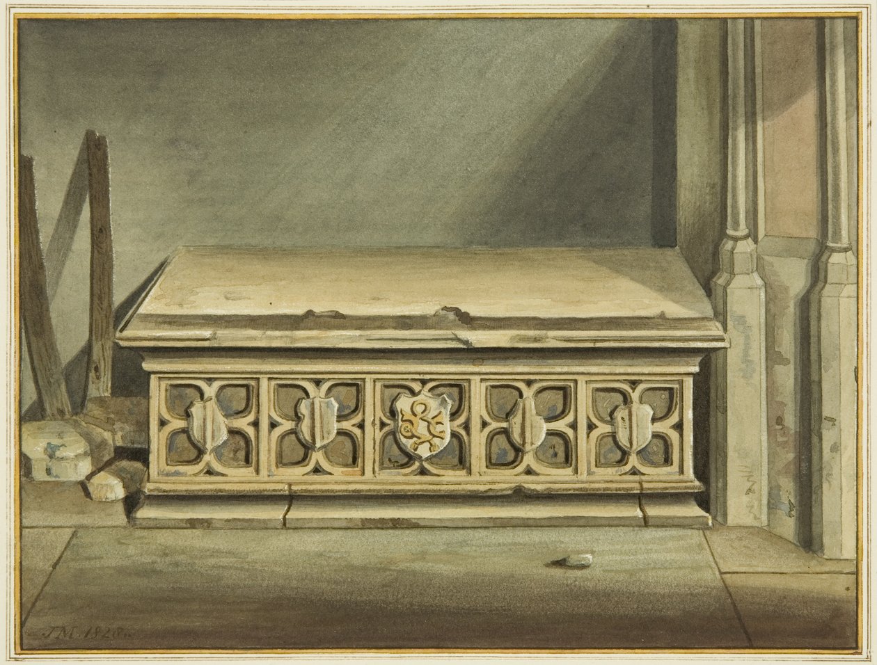 Monumento di John Carr in San Marco da Joseph Manning