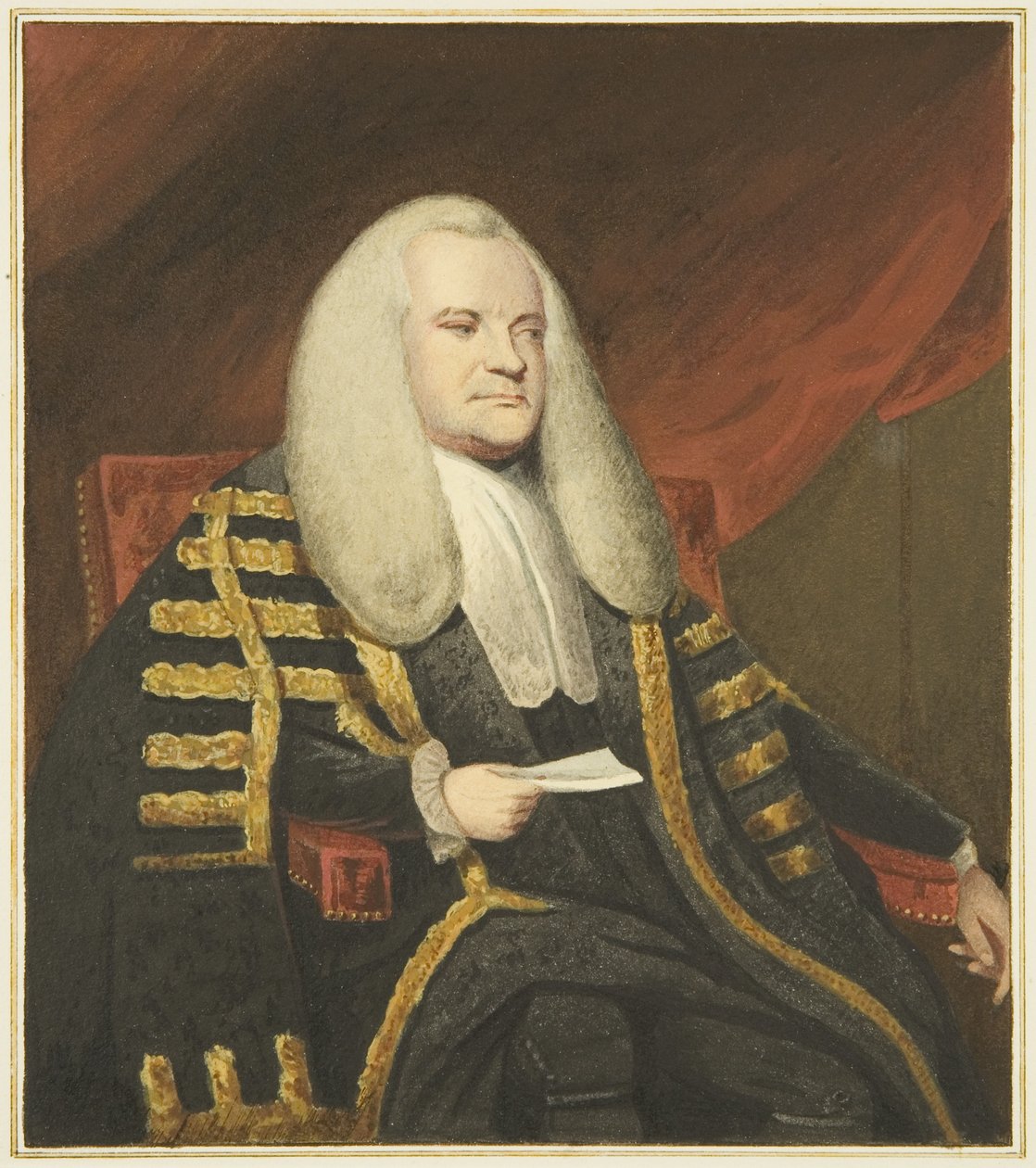 Ritratto nella Mansion House, Queen Square, di Lord Ashburton da Joseph Manning