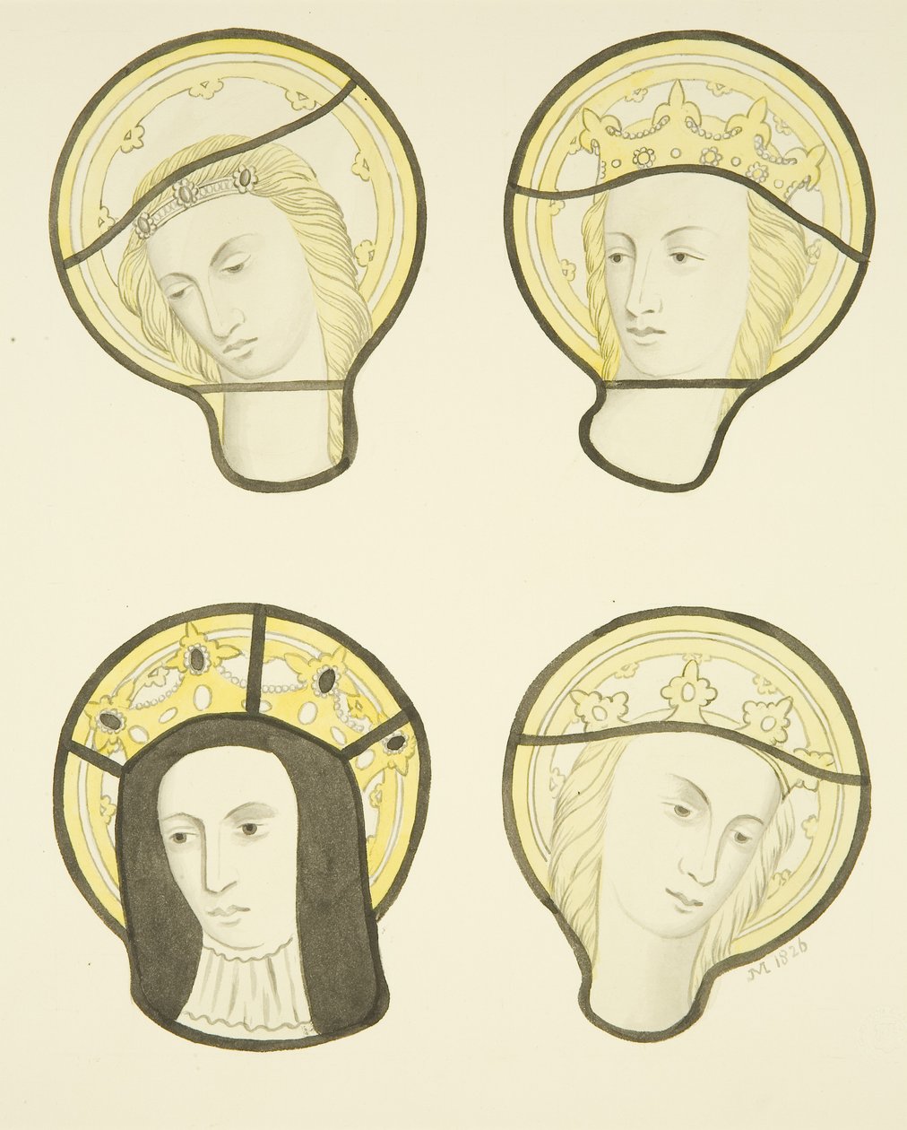 Vetrata nella finestra est, transetto nord di St Mary Redcliffe da Joseph Manning