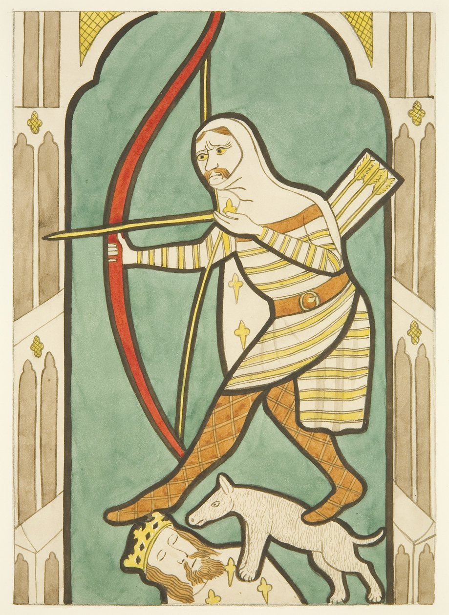 Vetrate nelle finestre nord e sud del coro della Cattedrale di Bristol da Joseph Manning