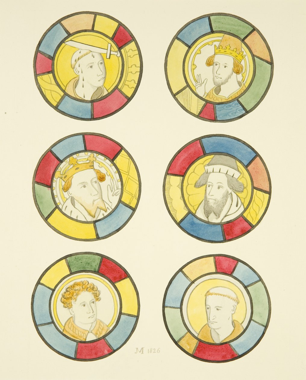 Vetrata nella finestra nord della navata di St Mary Redcliffe da Joseph Manning