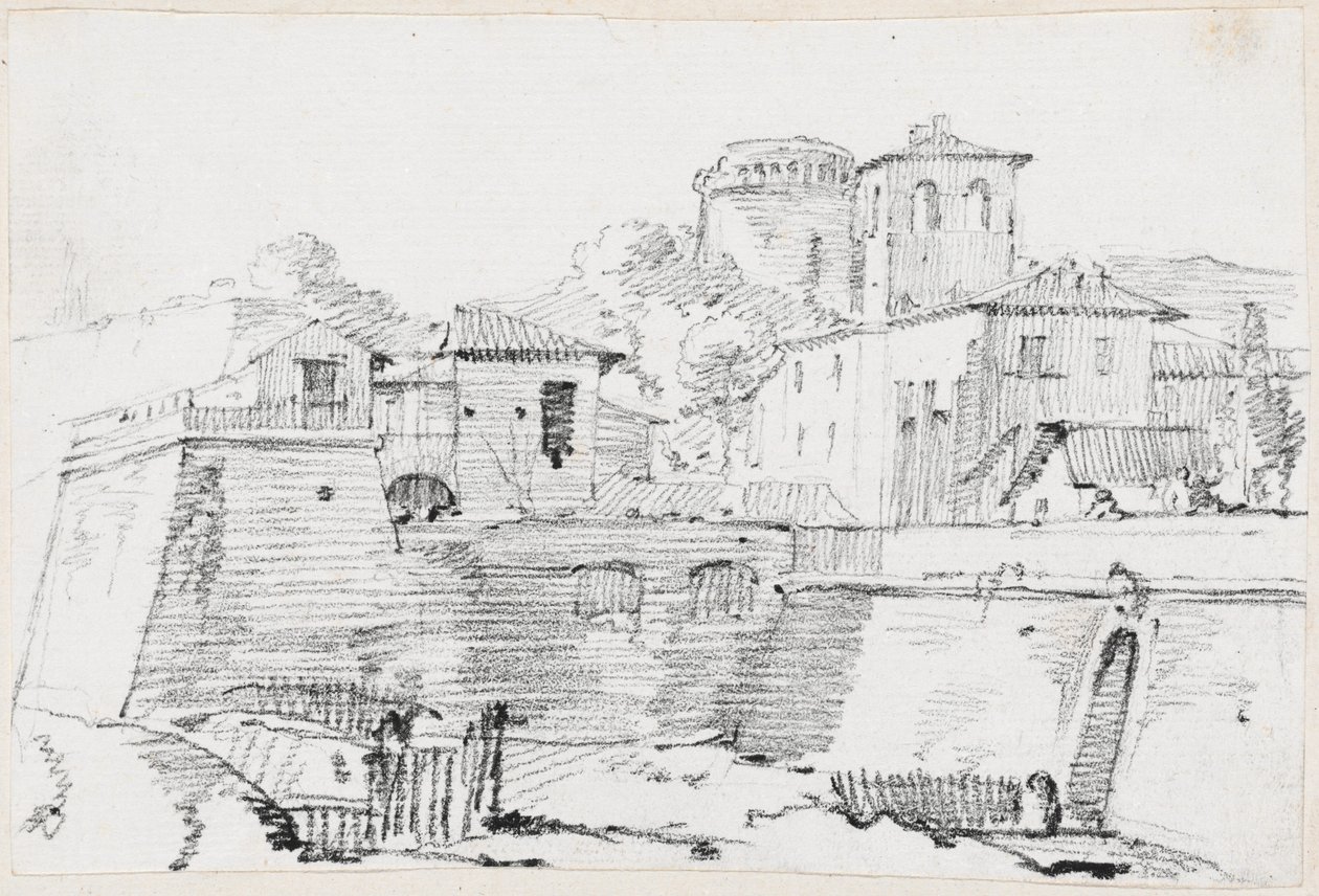 Una Città Fortificata in Italia da Joseph Marie Vien