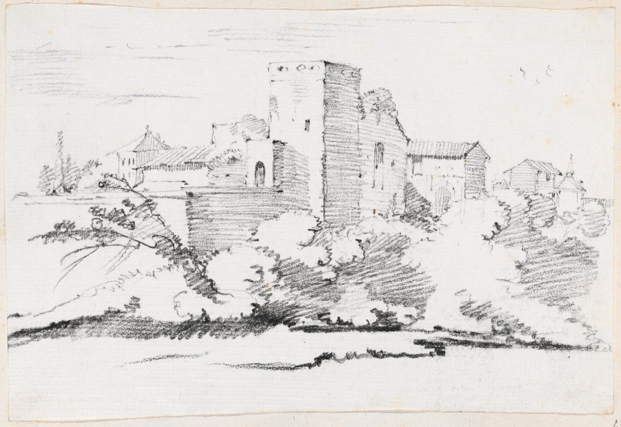 Edifici dietro il Vaticano da Joseph Marie Vien
