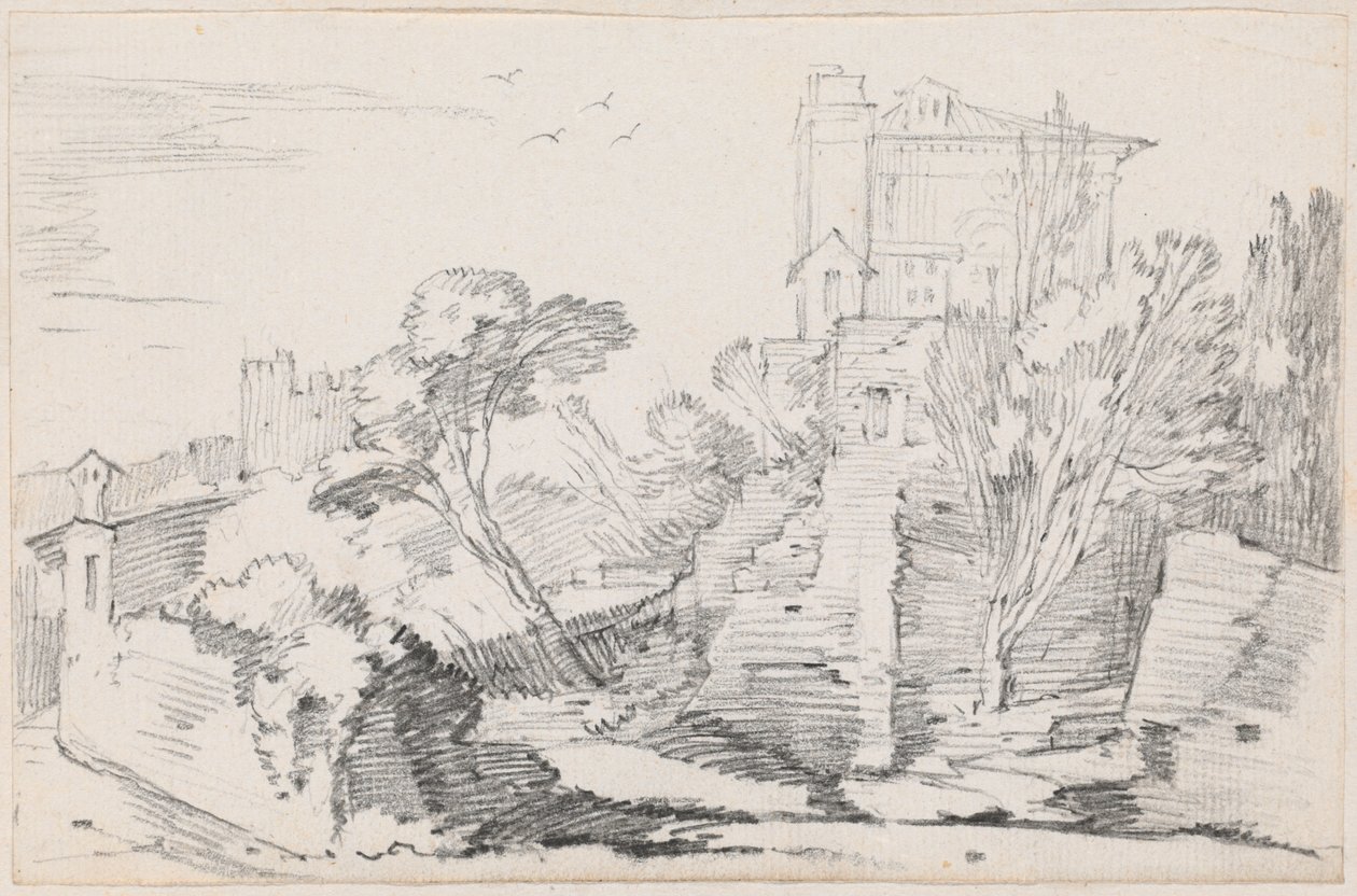 Casino Farnese sul Colle Palatino, Roma da Joseph Marie Vien