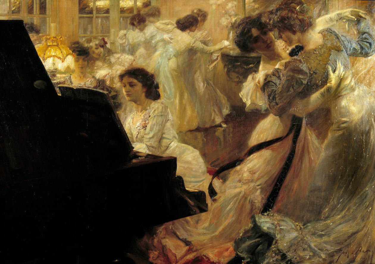 Belle époque: Ballo bianco da Joseph Marius Avy