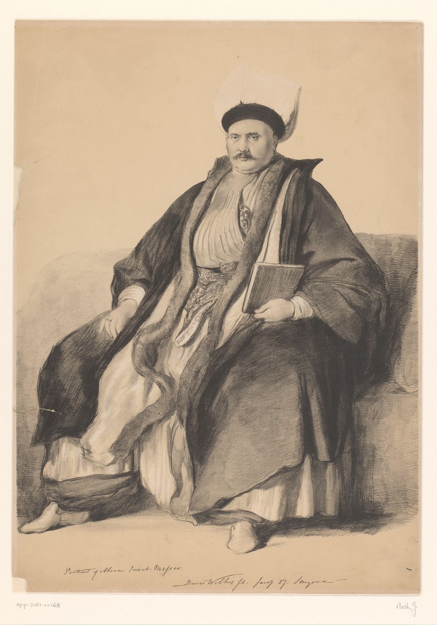 Ritratto di Abram Jacob Messir da Joseph Nash