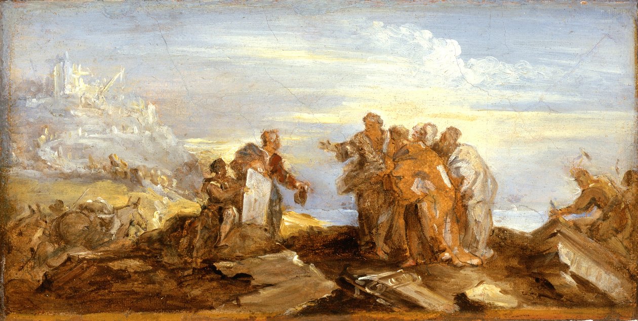 Scena dalla storia antica, c.1680-90 da Joseph Parrocel