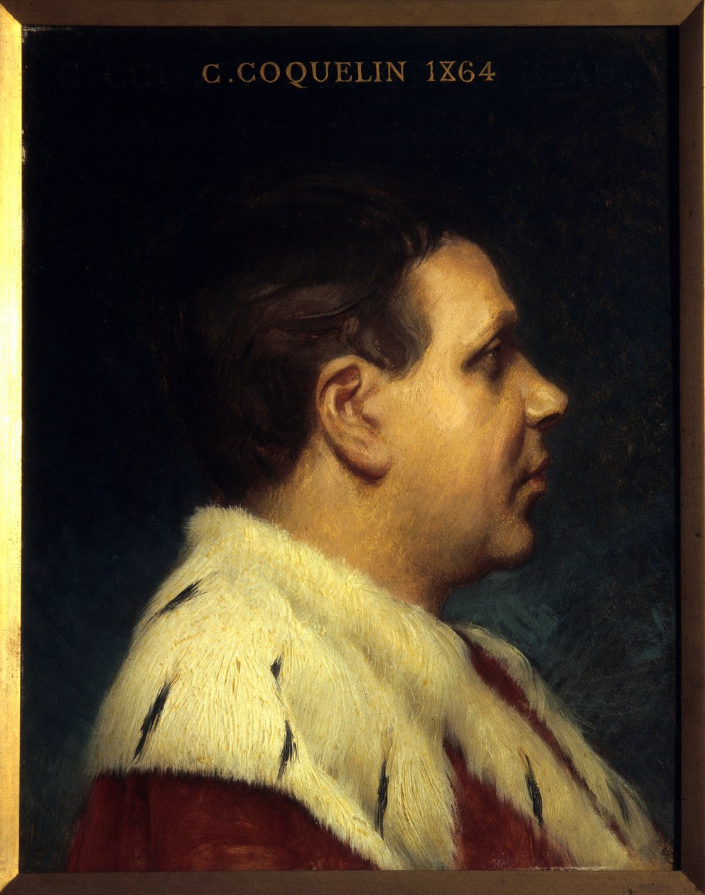 Ritratto di Constant Poppy (1841-1904). Dipinto di Joseph Paul Blanc (1846-1904) da Joseph Paul Blanc