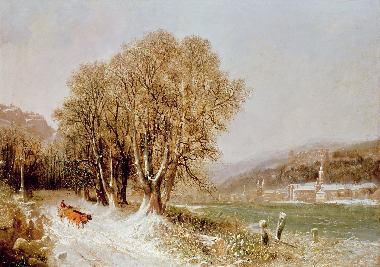 Sul fiume Neckar, Heidelberg da Joseph Paul Pettit