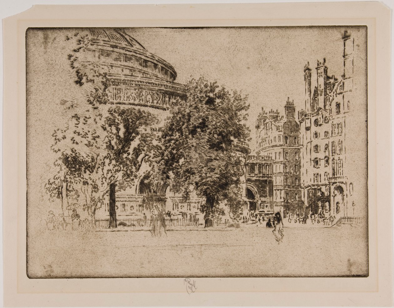 Albert Hall, Londra da Joseph Pennell