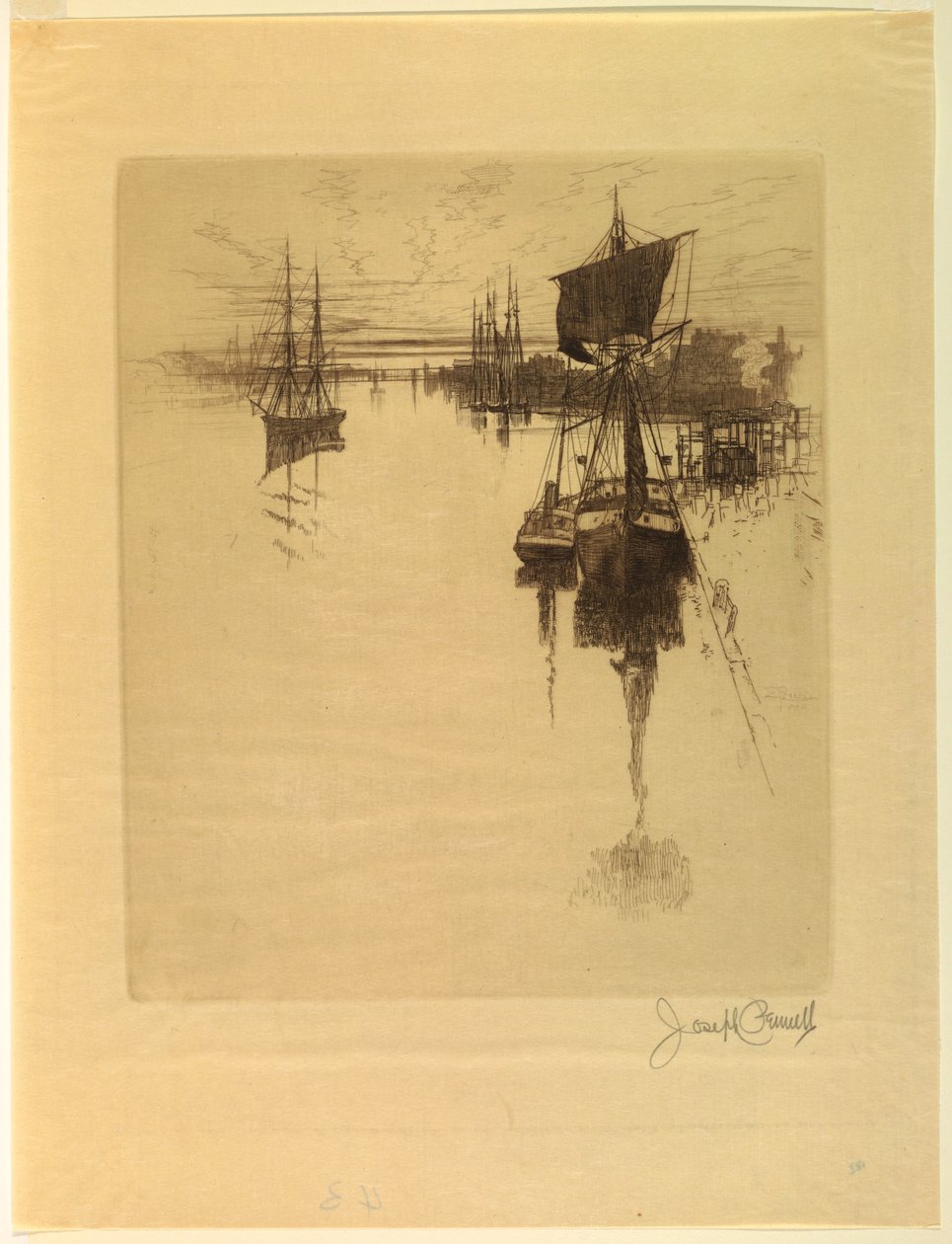 Sotto il Ponte di Chestnut Street da Joseph Pennell