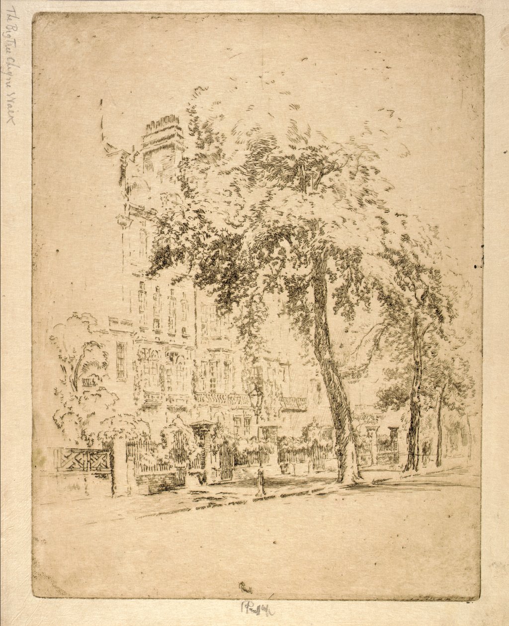 Grande Albero - Passeggiata di Cheyne da Joseph Pennell