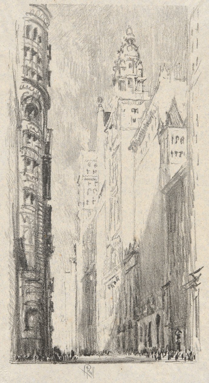 Torri di Broadway da Joseph Pennell