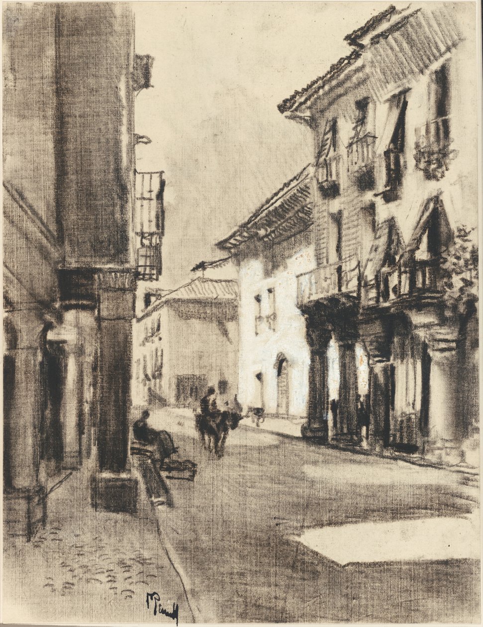 Calle Mayor Alcalá da Joseph Pennell