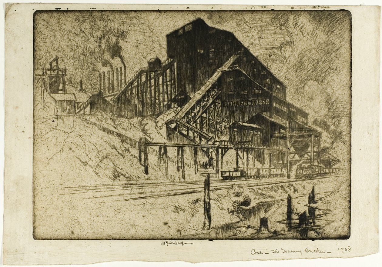 Carbone—Il frantoio torreggiante da Joseph Pennell