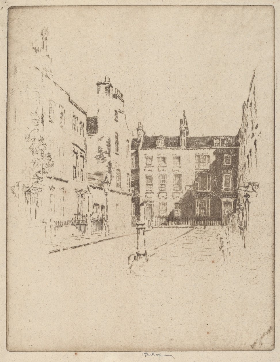 Cowley Street, Westminster da Joseph Pennell