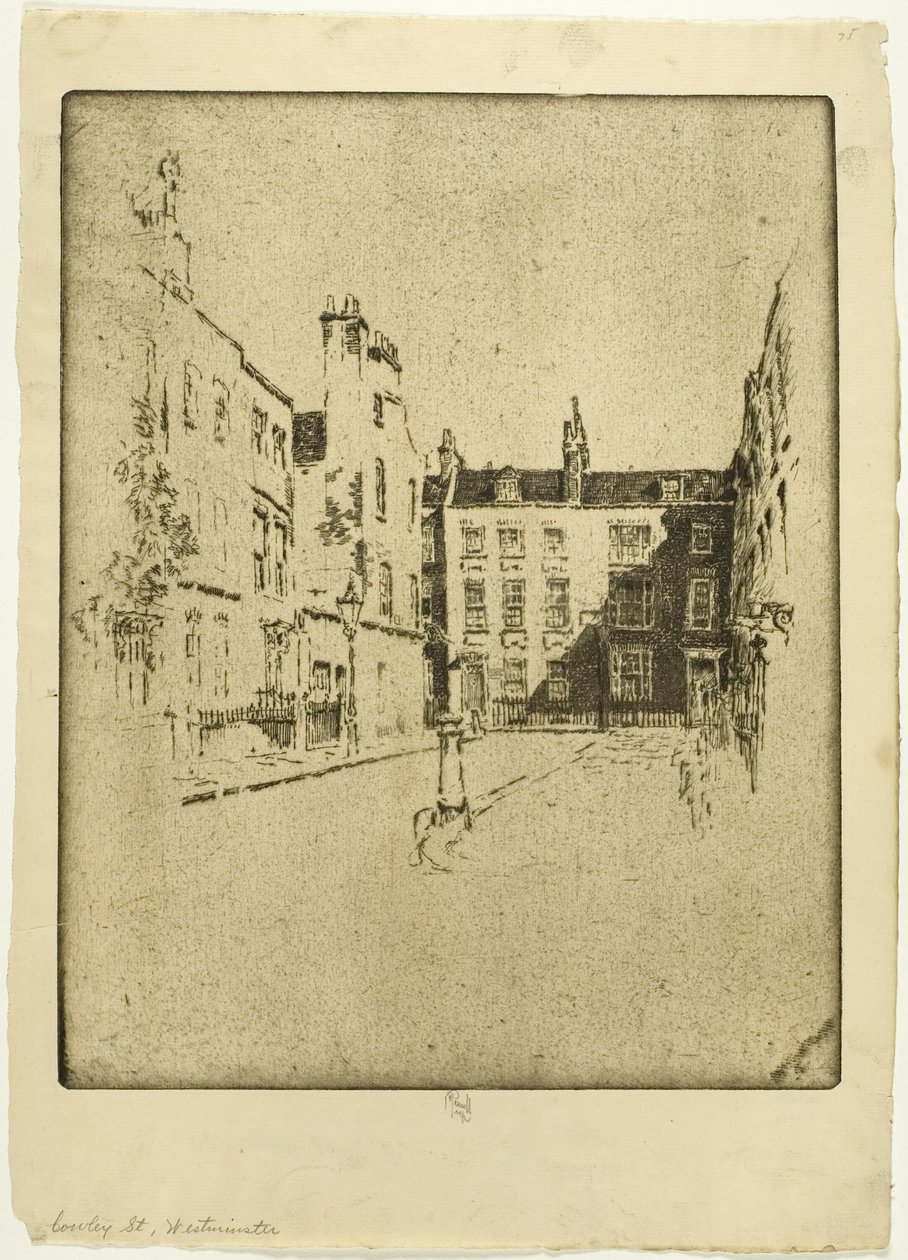Cowley Street, Westminster da Joseph Pennell
