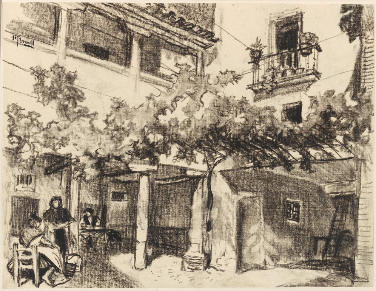 Immagini deliziose della vita domestica, Alcalá da Joseph Pennell