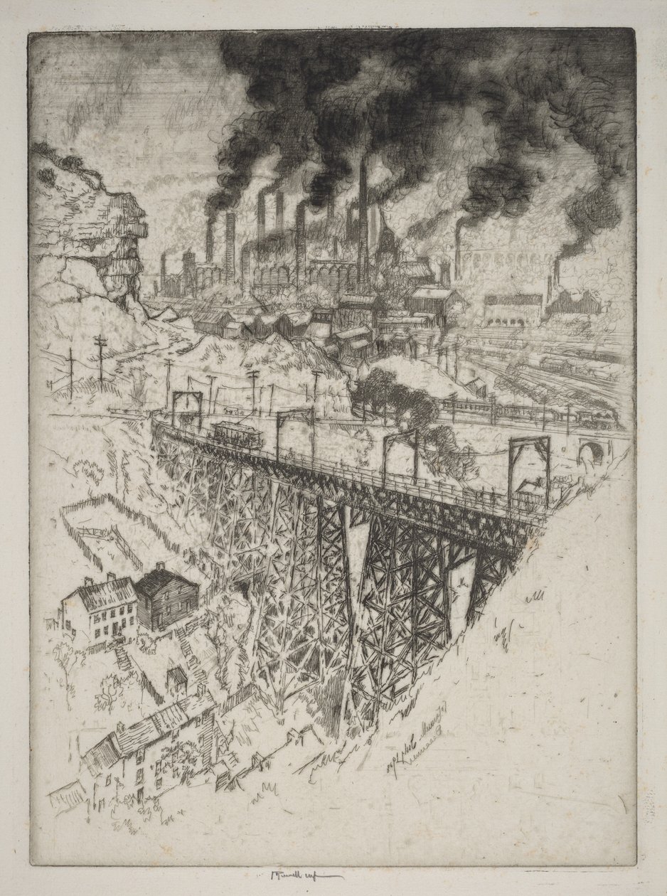 Stabilimenti Edgar Thomson, Bessemer da Joseph Pennell