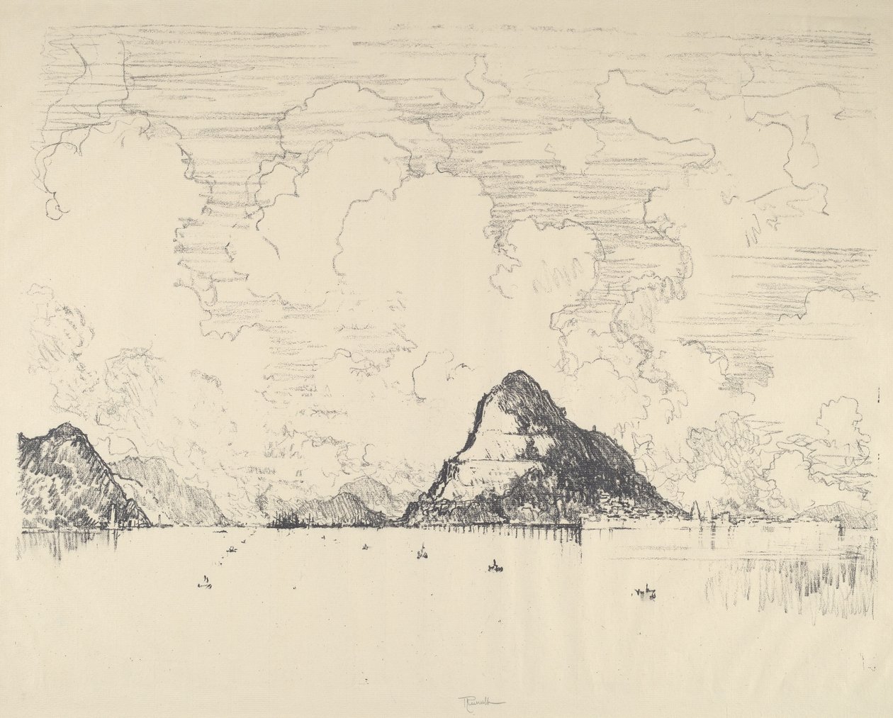 Ingresso al canale dal Pacifico da Joseph Pennell