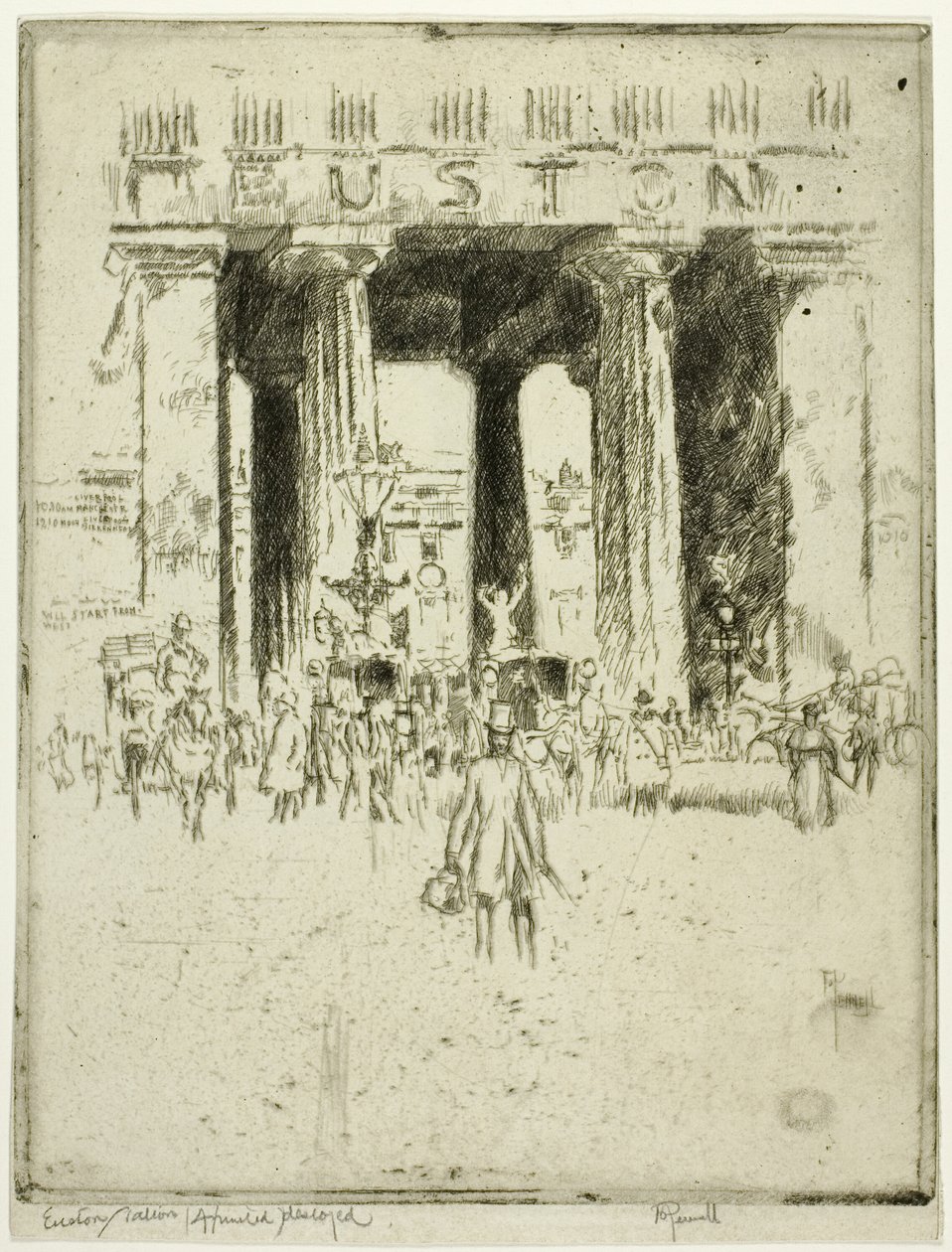 Euston da Joseph Pennell