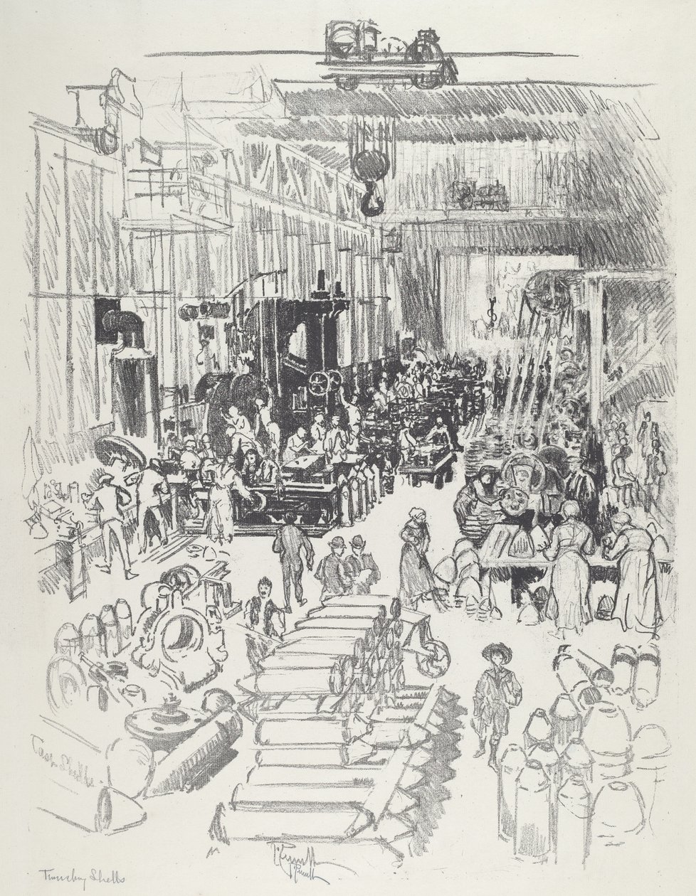 Finitura dei proiettili da Joseph Pennell